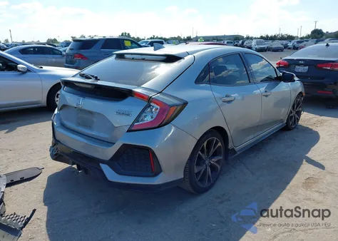 2018 Honda Civic Sport Touring from USA, damaged, VIN SHHFK7H9XJU218805